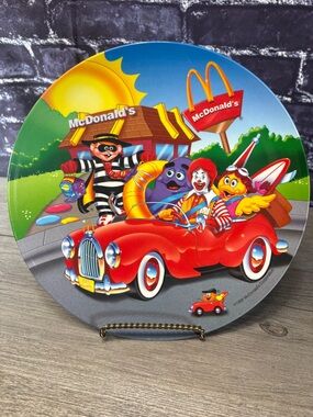 Vintage 1998 McDonald’s Driving to the Beach Melamine Plate